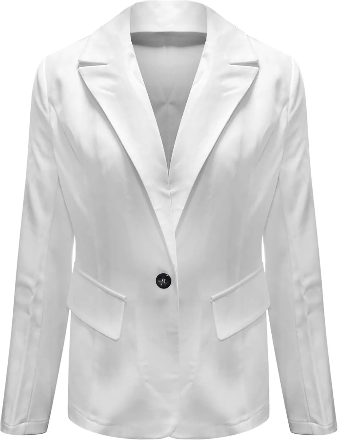 Womens Business Casual Blazer Summer Cardigan Lapel Button Down Solid Suit Jacket with Lined Office Work Clothes 2025