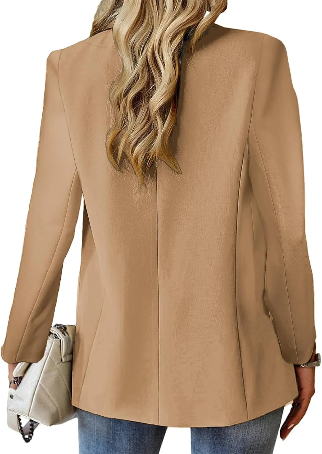 Women's Casual Blazers 2024 New Spring Fashion Lightweight Work Office Full Lined Pocket Jacket Suit(S-XXL)