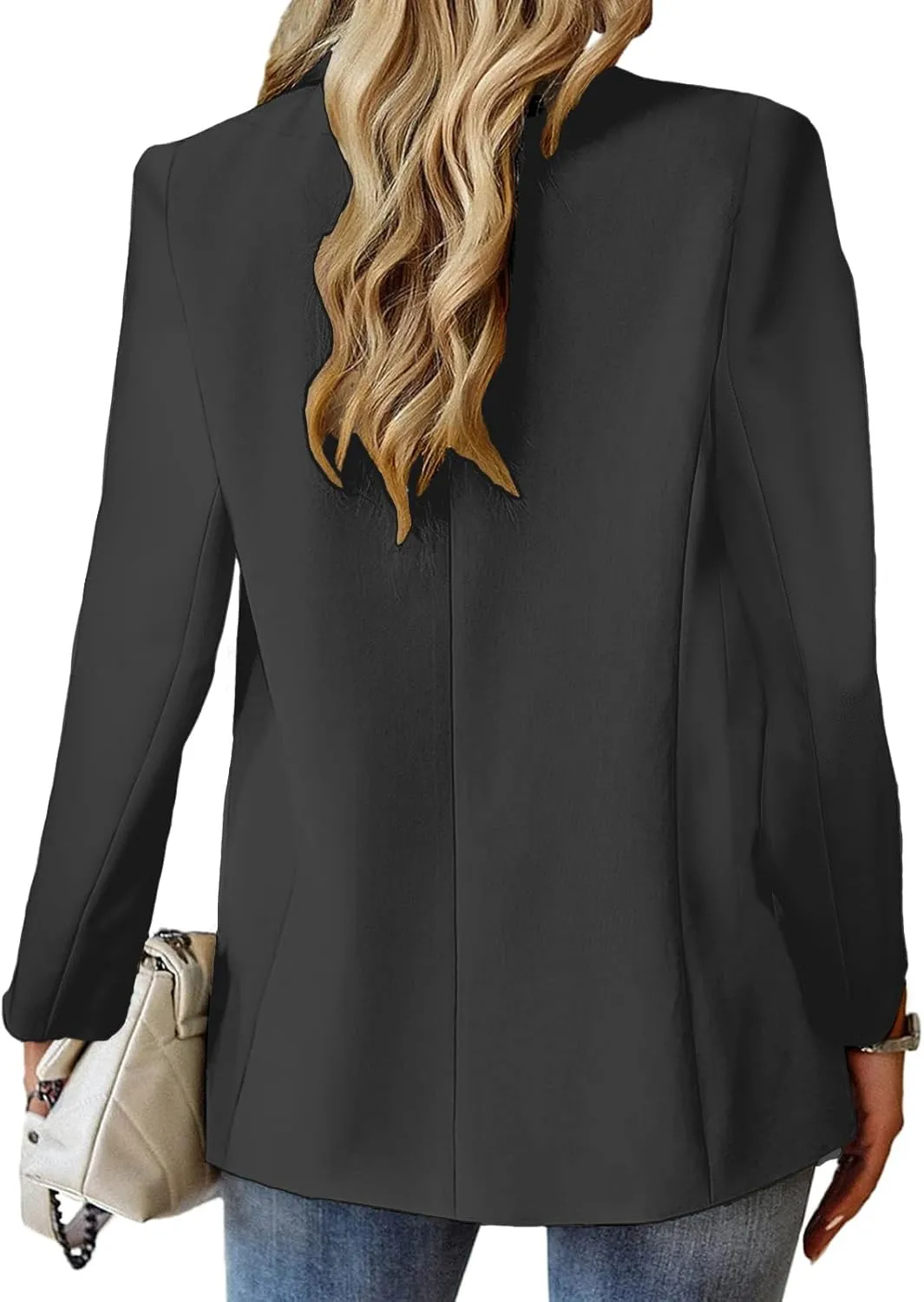 Women's Casual Blazers 2024 New Spring Fashion Lightweight Work Office Full Lined Pocket Jacket Suit(S-XXL)