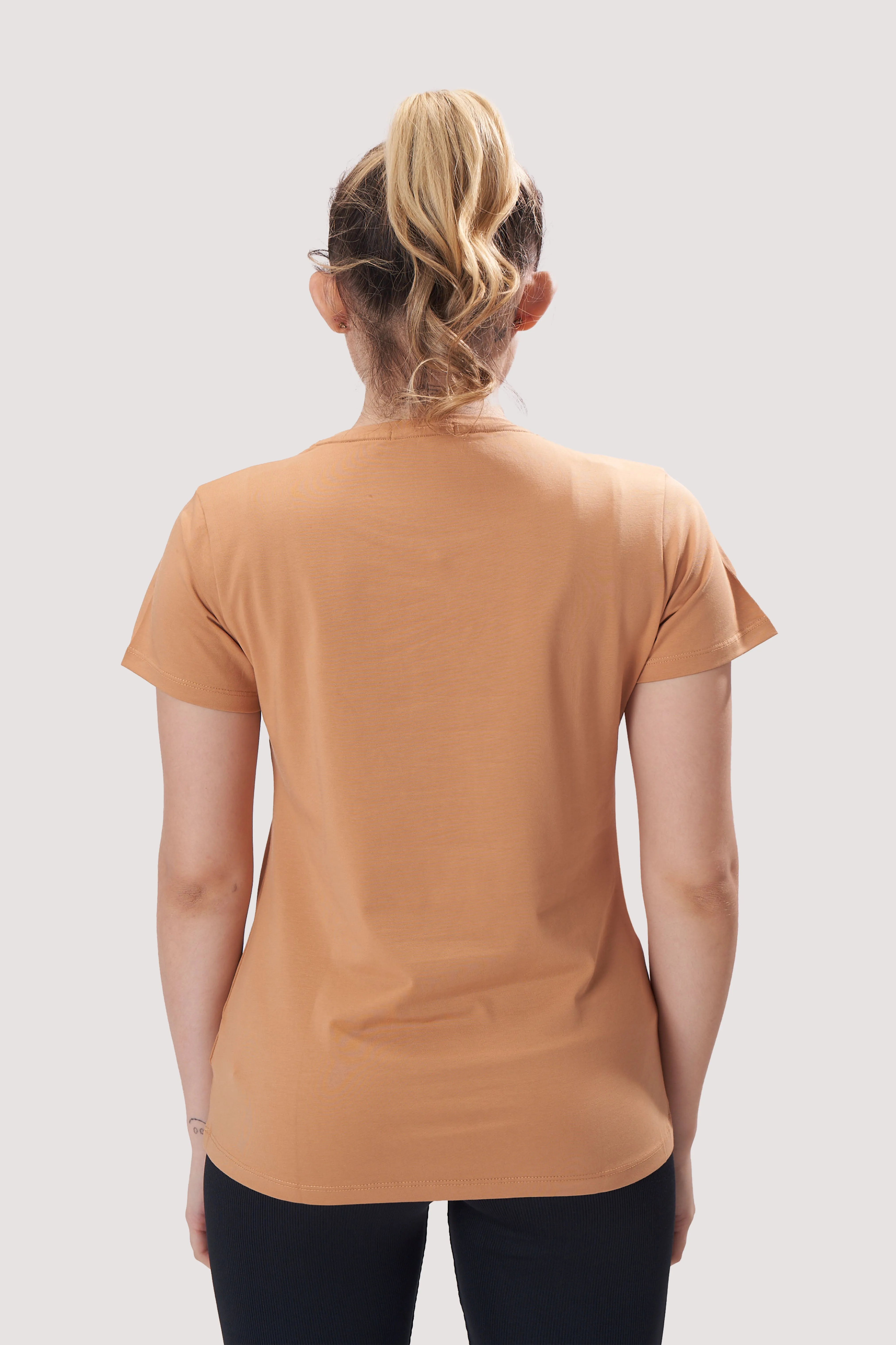 Women’s Cotton T-Shirt: Stylish Half-Sleeve for All-Day Comfort and Active Living