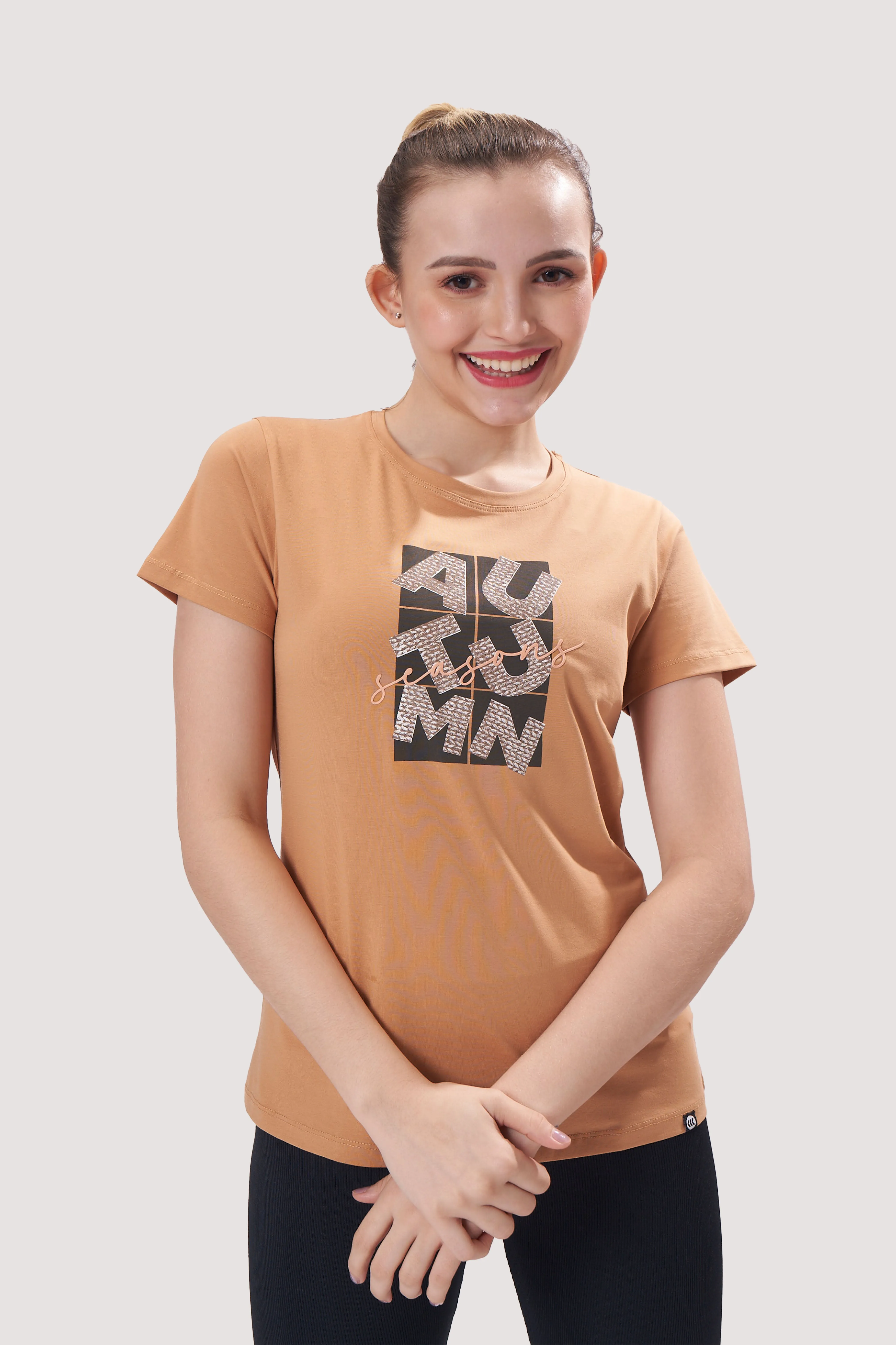 Women’s Cotton T-Shirt: Stylish Half-Sleeve for All-Day Comfort and Active Living