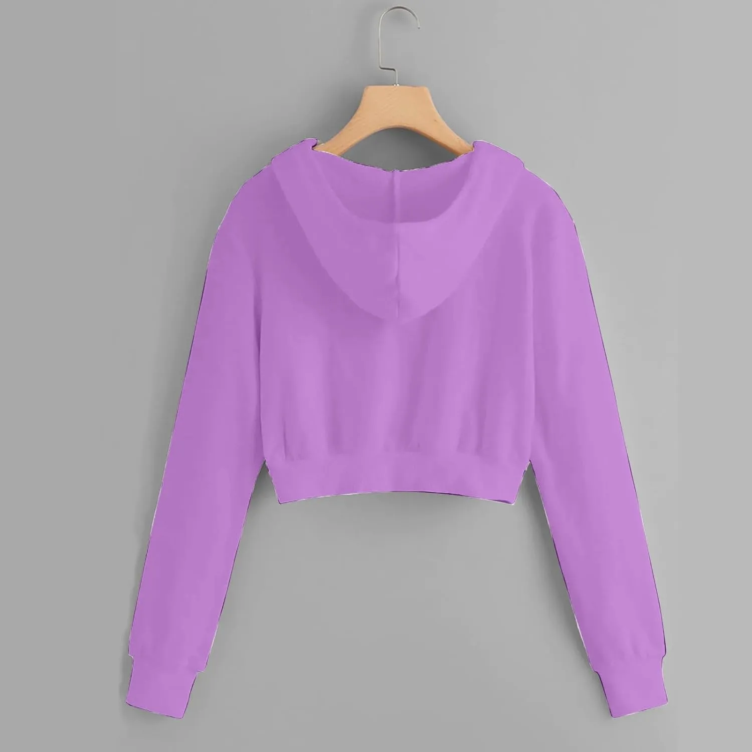 Womens Cropped Hoodie Zip Up Hoodies Jackets Zipper Long Sleeve Sweatshirts Fall Trendy 2024 Y2K Fashion Clothes