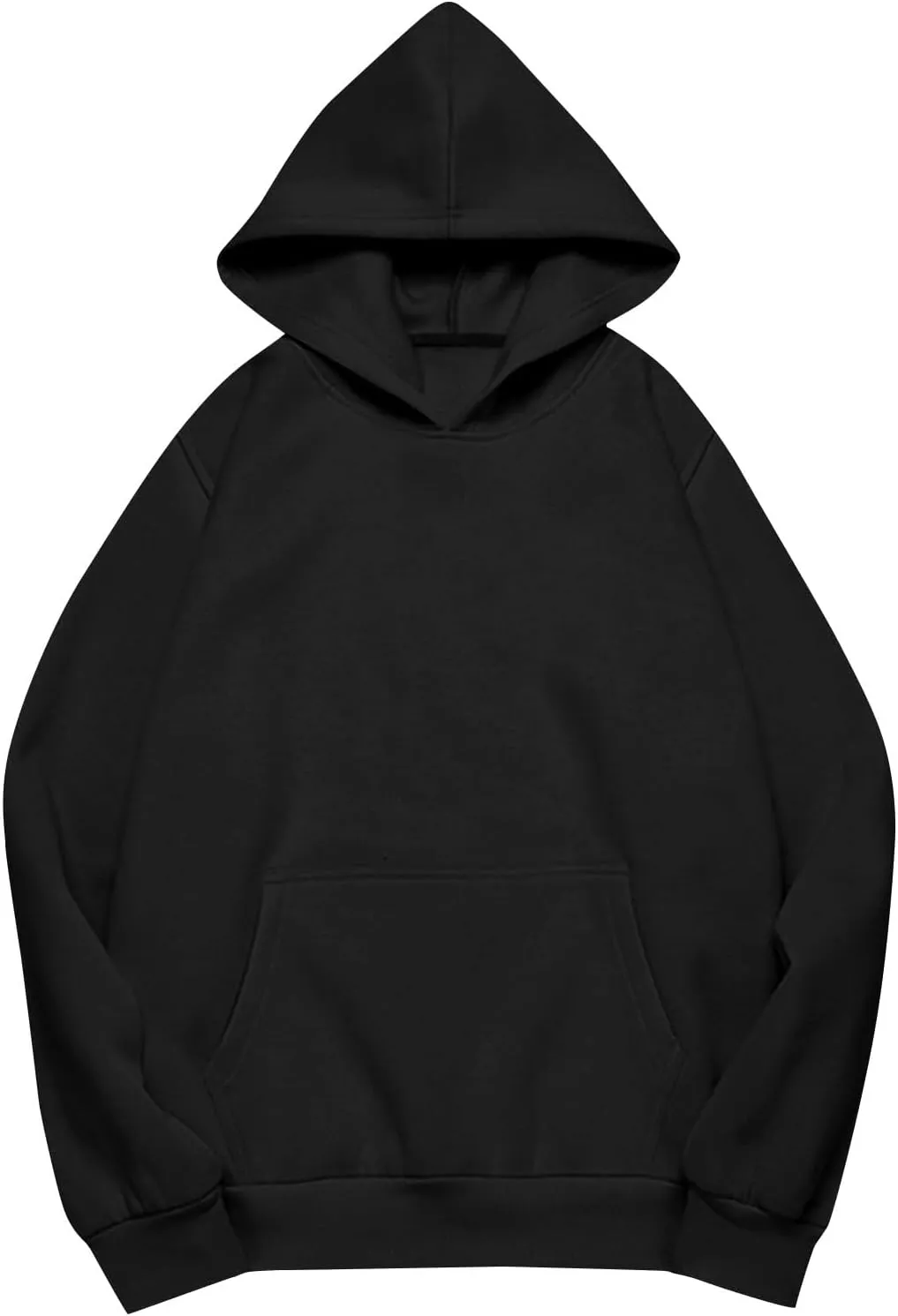 Womens Hoodies Pullover Fleece Lined Oversized Hooded Sweatshirts Teen Girls Sweaters Y2k Hoodie with Pockets