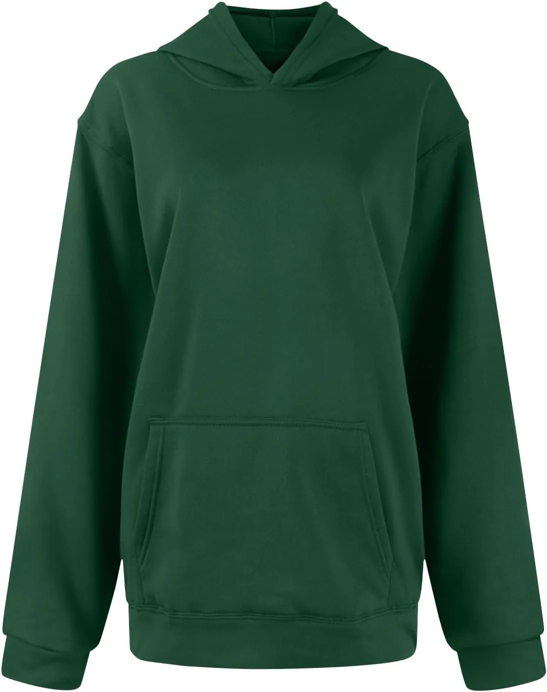 Womens Hoodies Y2k Preppy Oversized Sweatshirt Hooded Fleece Pullover Loose Fit Cute Comfort Hoodie with Pockets