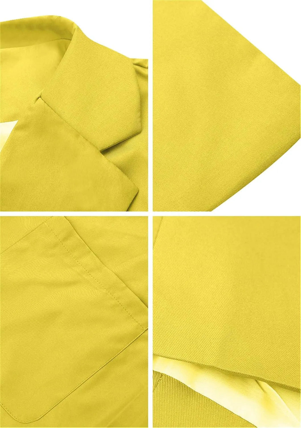 Womens Lapel Open Front Blazer Jackets Fall Long Sleeve Casual Work Office Blazers Jacket Suit