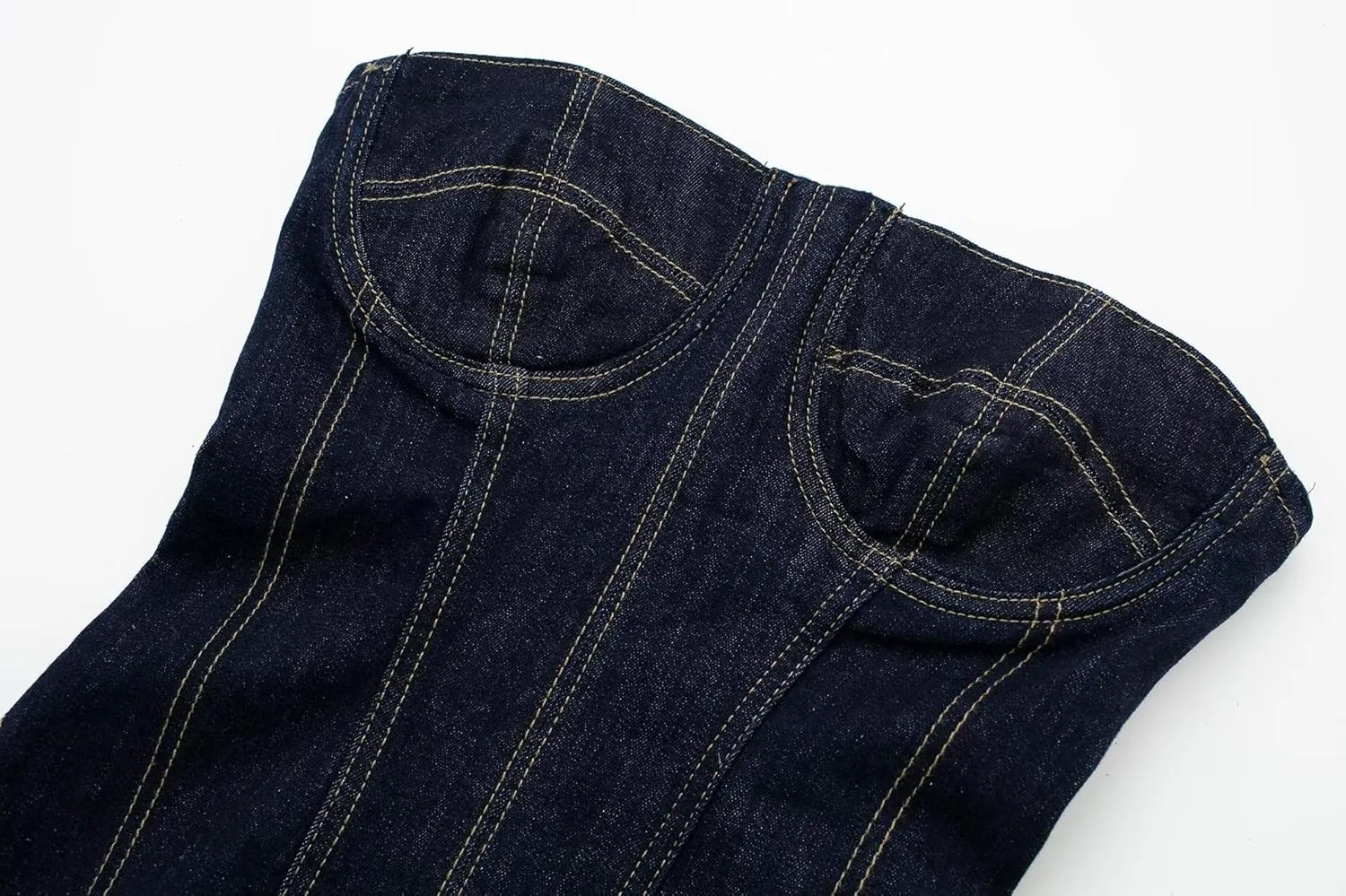Women's Niche Waistband Slimming midi Denim Dress Casual Denim Long Skirt Autumn Denim Skirt