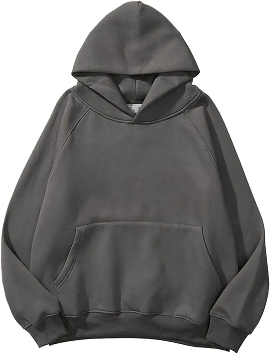 Womens Oversized Hoodies Long Sleeve Plain Sweatshirts With Pockets Winter Cute Pullover 2024 Fashion Tops