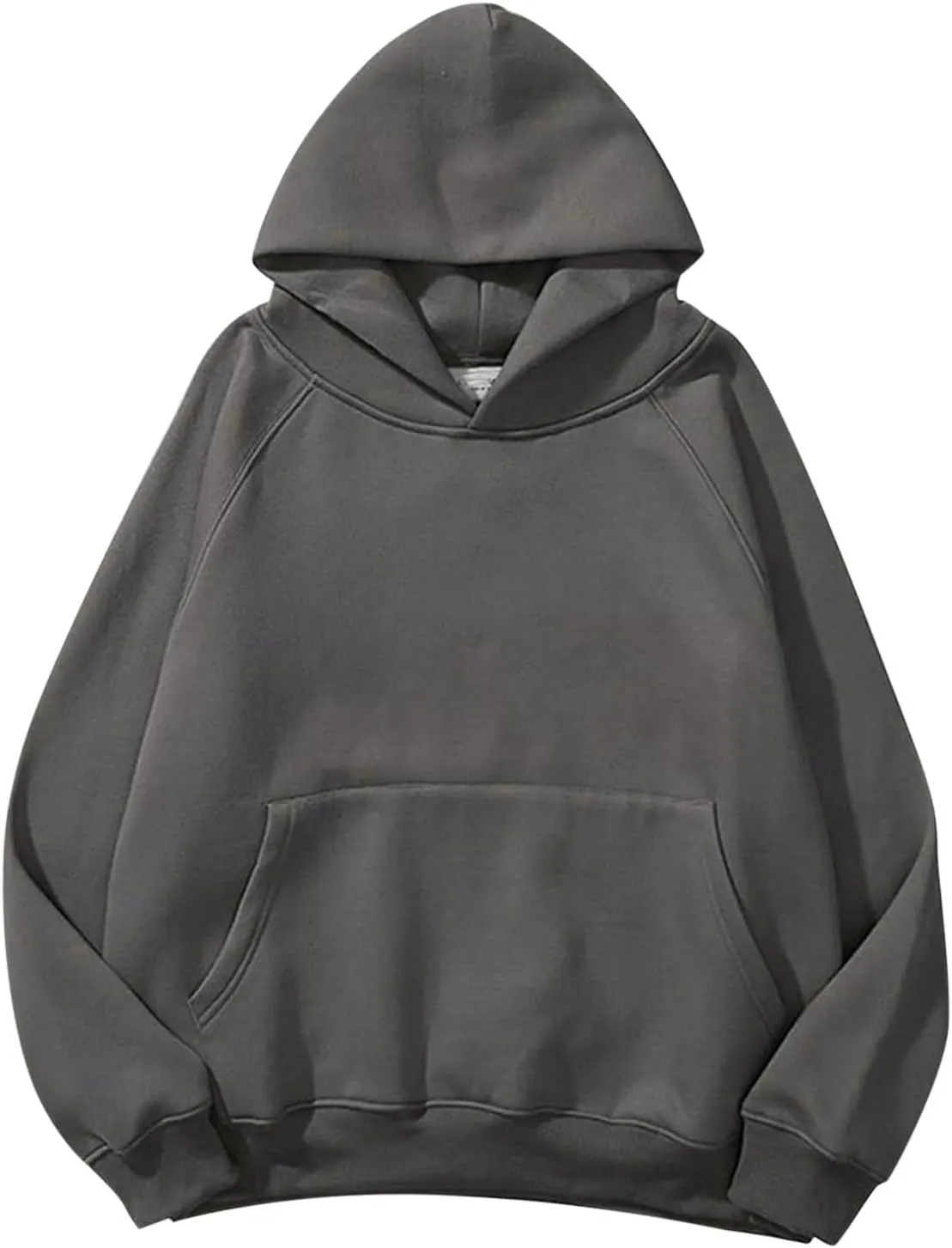 Womens Oversized Hoodies Long Sleeve Plain Sweatshirts With Pockets Winter Cute Pullover 2024 Fashion Tops