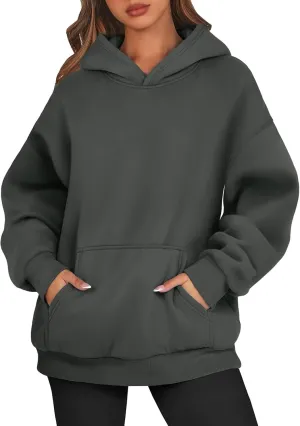 Womens Oversized Hoodies Sweatshirts Hooded Fleece Pullover Tops Casual Comfy Fall Fashion Outfits Clothes 2024