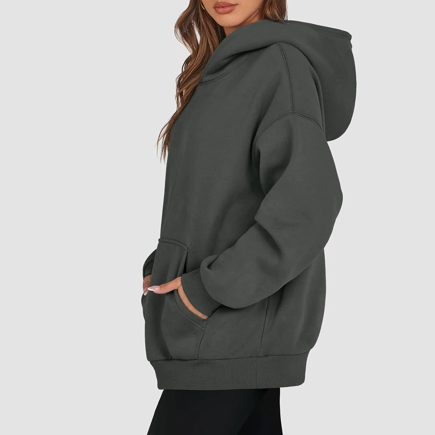 Womens Oversized Hoodies Sweatshirts Hooded Fleece Pullover Tops Casual Comfy Fall Fashion Outfits Clothes 2024
