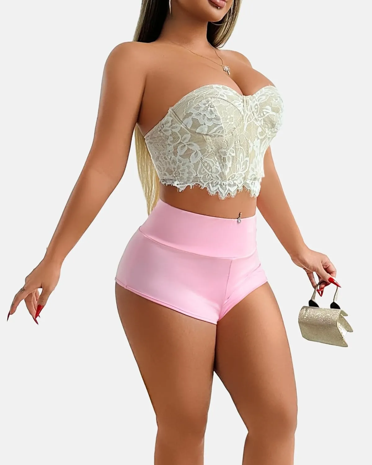 Women's Yoga Shorts Booty Butt Lifting Scrunch Shorts Sexy High Waisted Pole Dance Workout Gym Active Hot Pants Rave Outfits