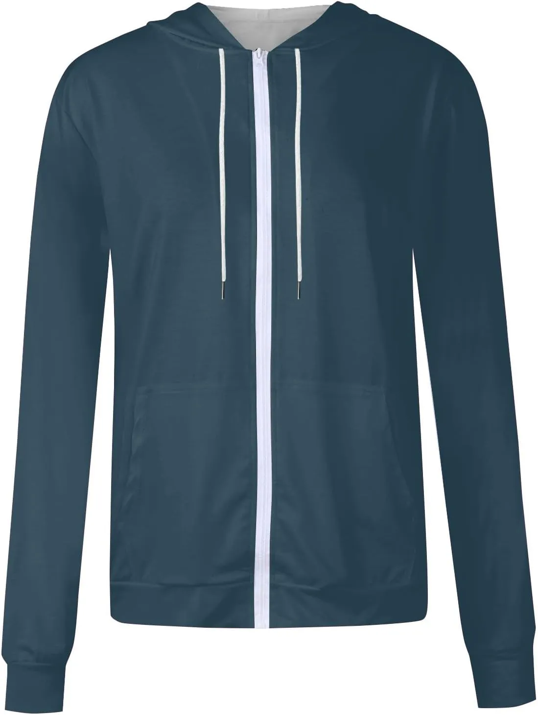 Womens Zip Up Hoodies Oversized Long Sleeve Sweatshirts Casual Hoodie 2025 Fall Jacket with Pockets Sweaters