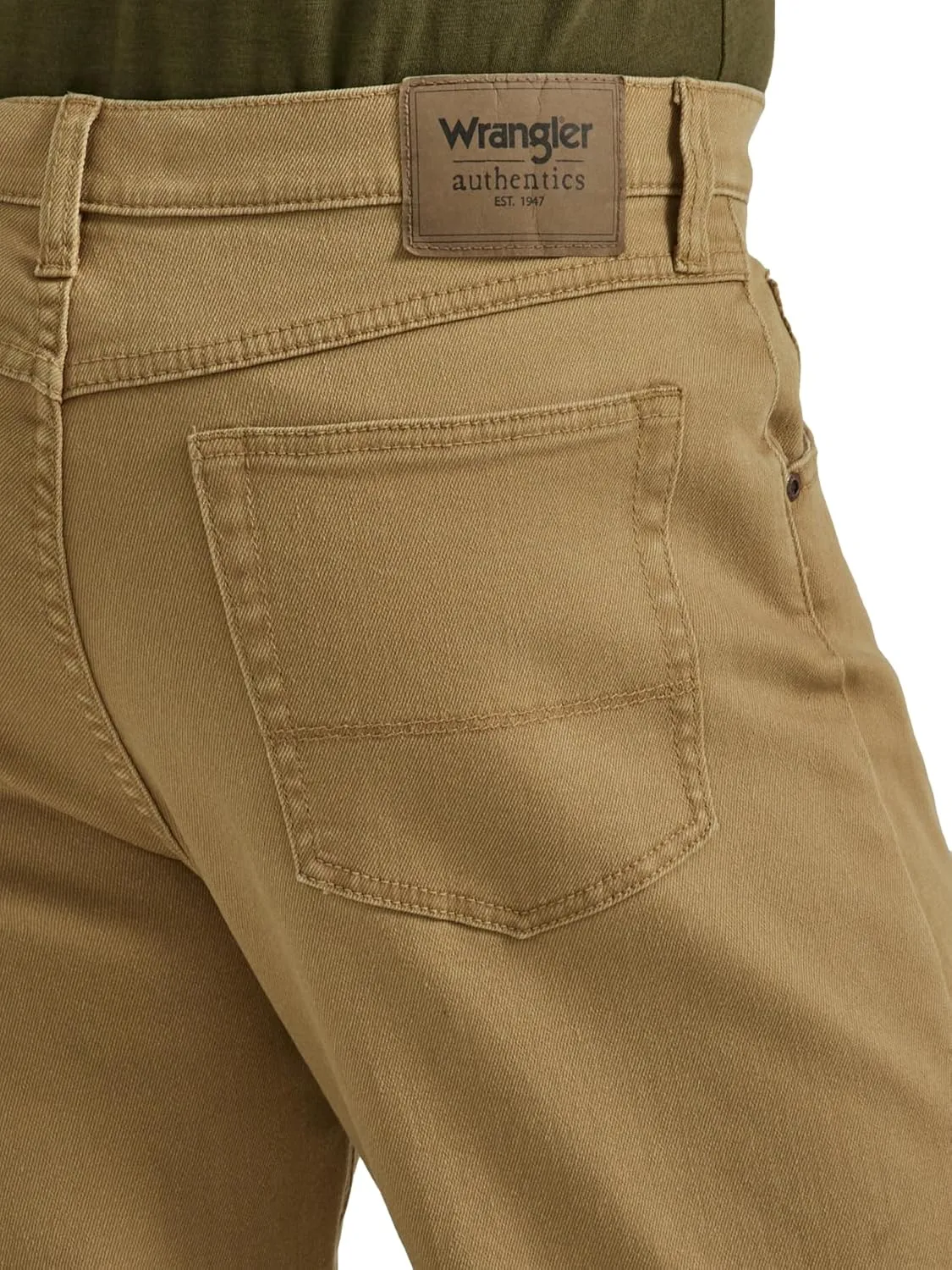 Wrangler Authentics Men's Classic 5-Pocket Relaxed Fit Flex Jean