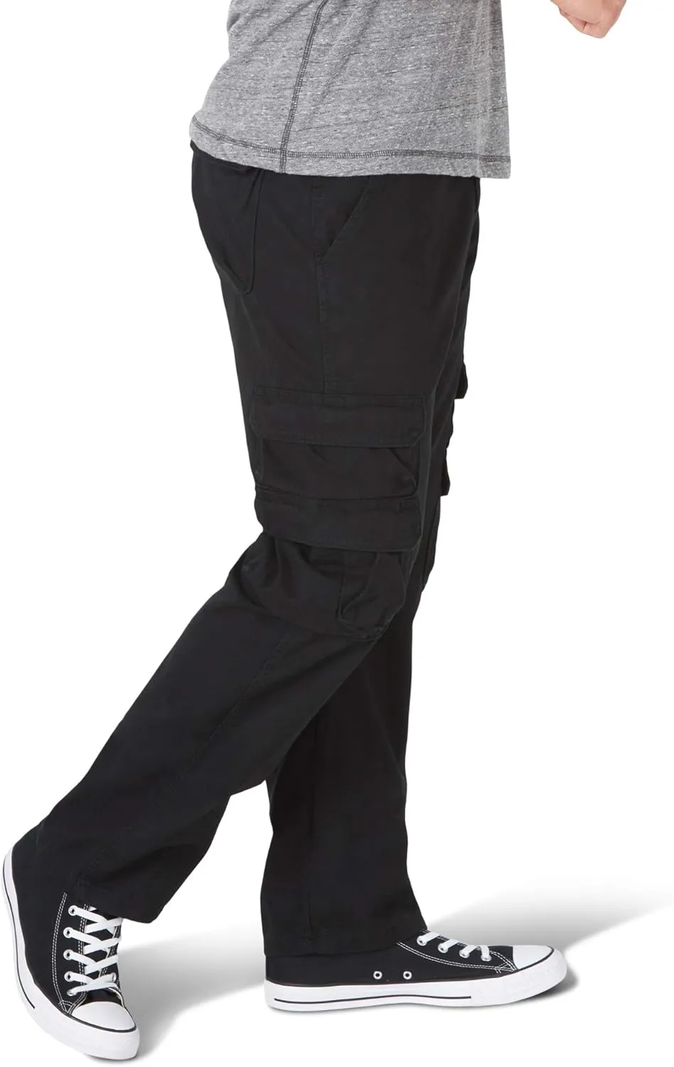 Wrangler Authentics Men's Premium Relaxed Fit Straight Leg Cargo Pant