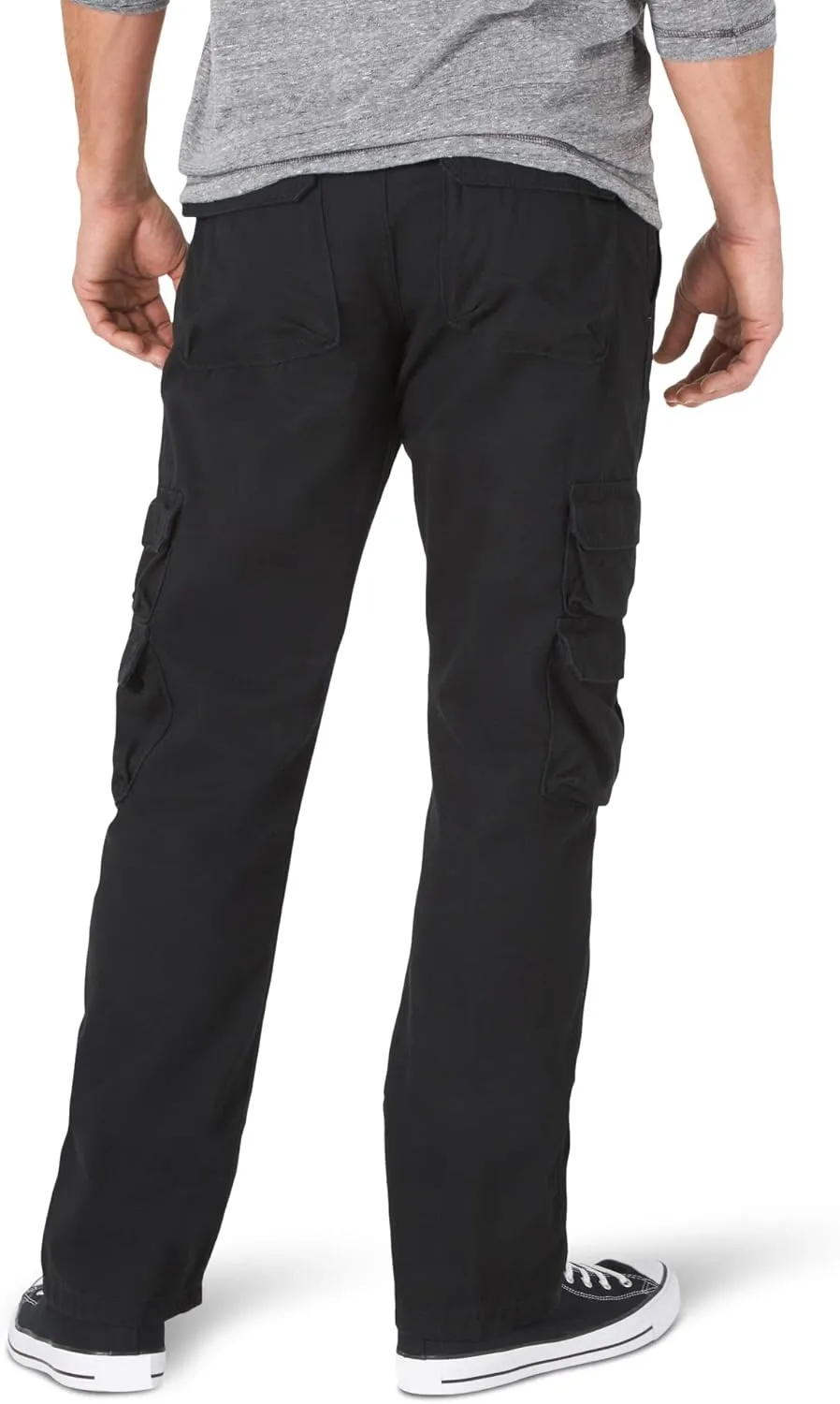 Wrangler Authentics Men's Premium Relaxed Fit Straight Leg Cargo Pant