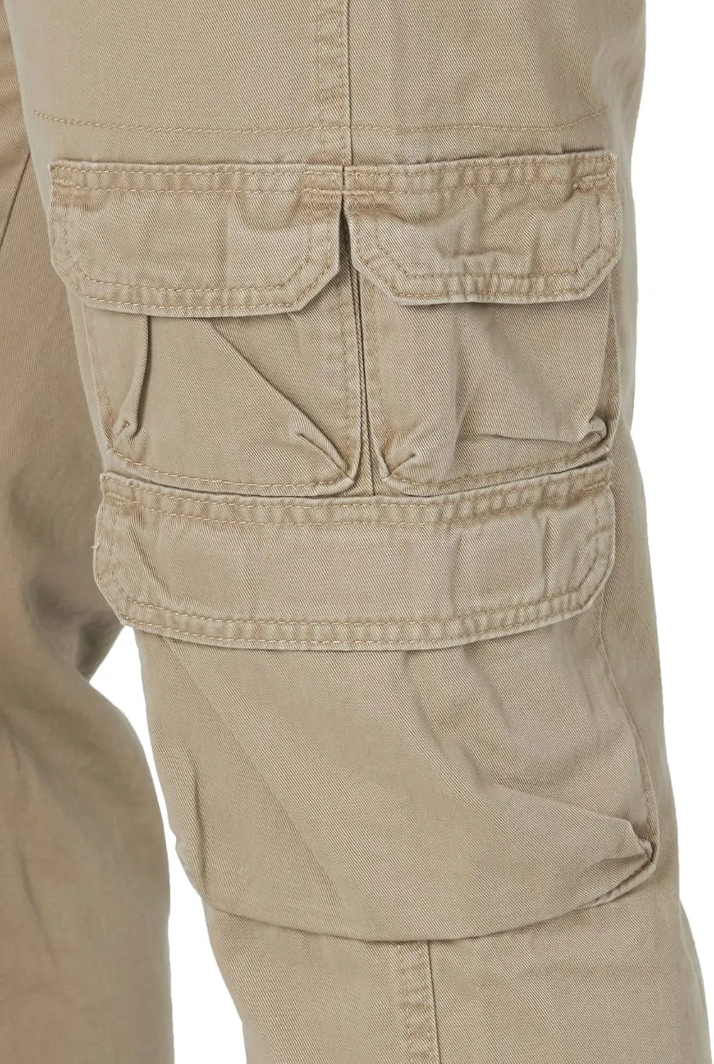 Wrangler Authentics Men's Premium Relaxed Fit Straight Leg Cargo Pant