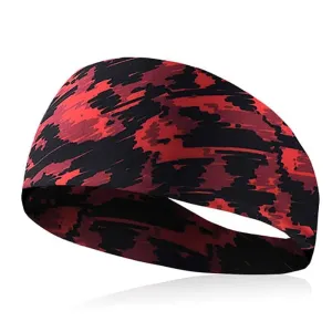 Yoga/Cycling/Running fitness sport sweat buff headband - Red