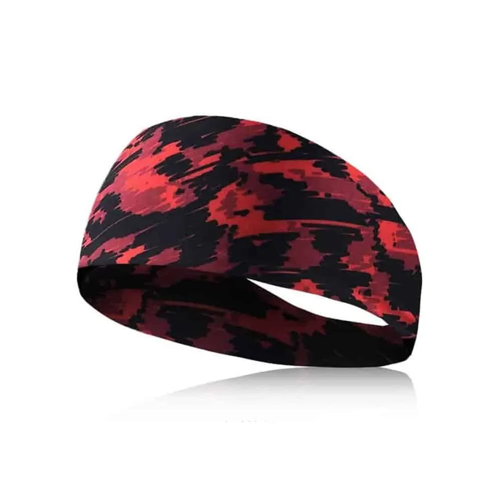 Yoga/Cycling/Running fitness sport sweat buff headband - Red